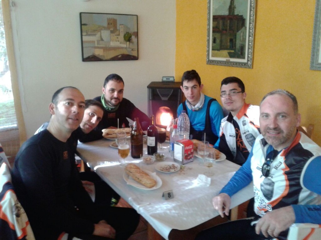 almuerzo btt