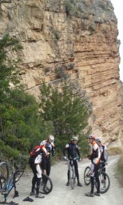 salida por el cañón del Turia, cerca de Domeño pincha Lorenzo